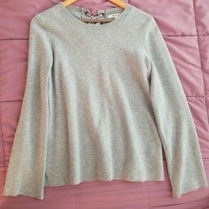 Madewell Laced Back Pullover Sweater